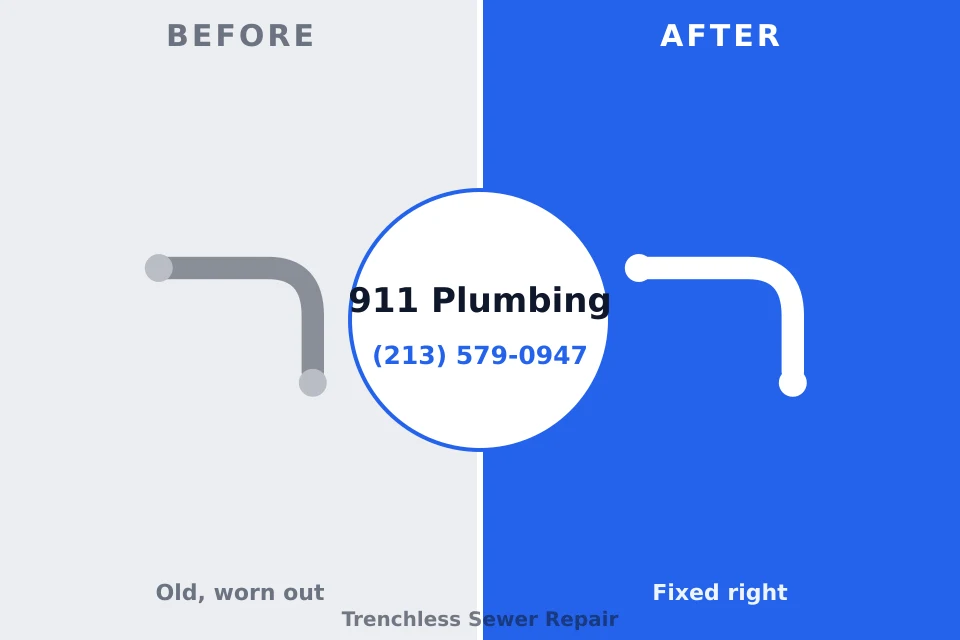 Before and after: plumbing company Silver Lake, KS
